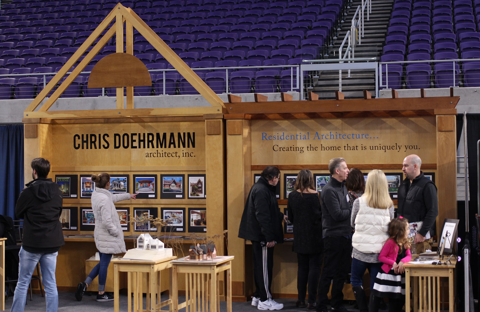 Chris Doehrmann Architect Booth at the Minneapolis Home and Remodeling Show